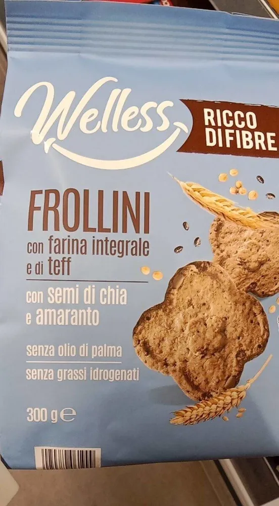 Wellness frollini con farina integrale