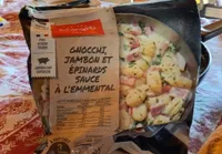 Gnocchi jambon epinards