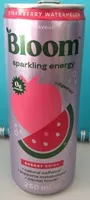 Strawberry watermelon flavour Bloom sparkling energy