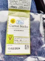 Carrot Sticks WITH HOUMOUS