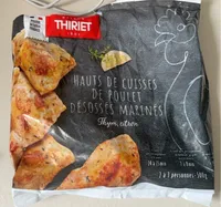Hauts de cuisses de poulet désossés marinés thym citron