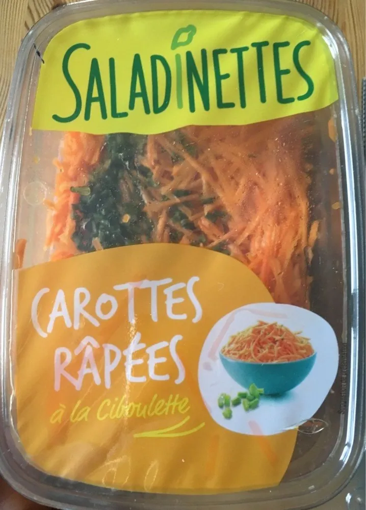Carottes râpées à la ciboulette