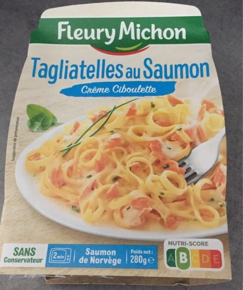 Tagliatelles aux saumon