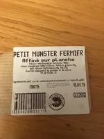 Petit munster fermier