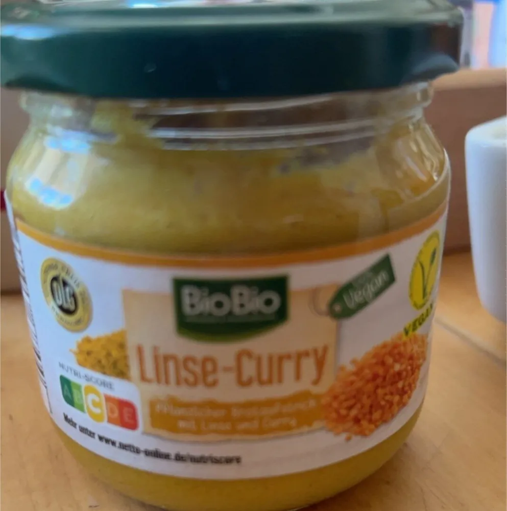 Linse Curry Brotaufstrich
