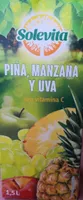 Piña, manzana y uva
