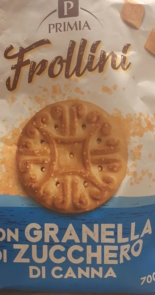Frollini con granella di zucchero di canna