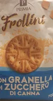 Frollini con granella di zucchero di canna