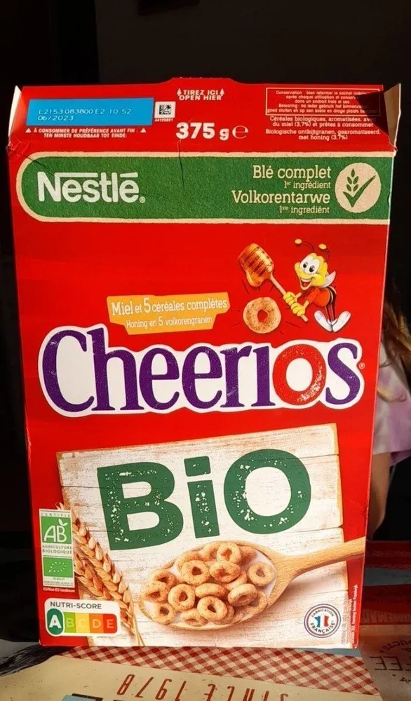 Cheerios bio miel 5 céréales