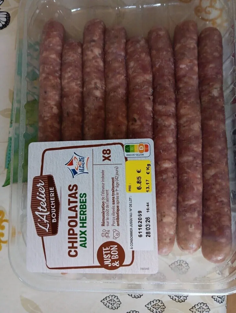 Chipolatas aux herbes