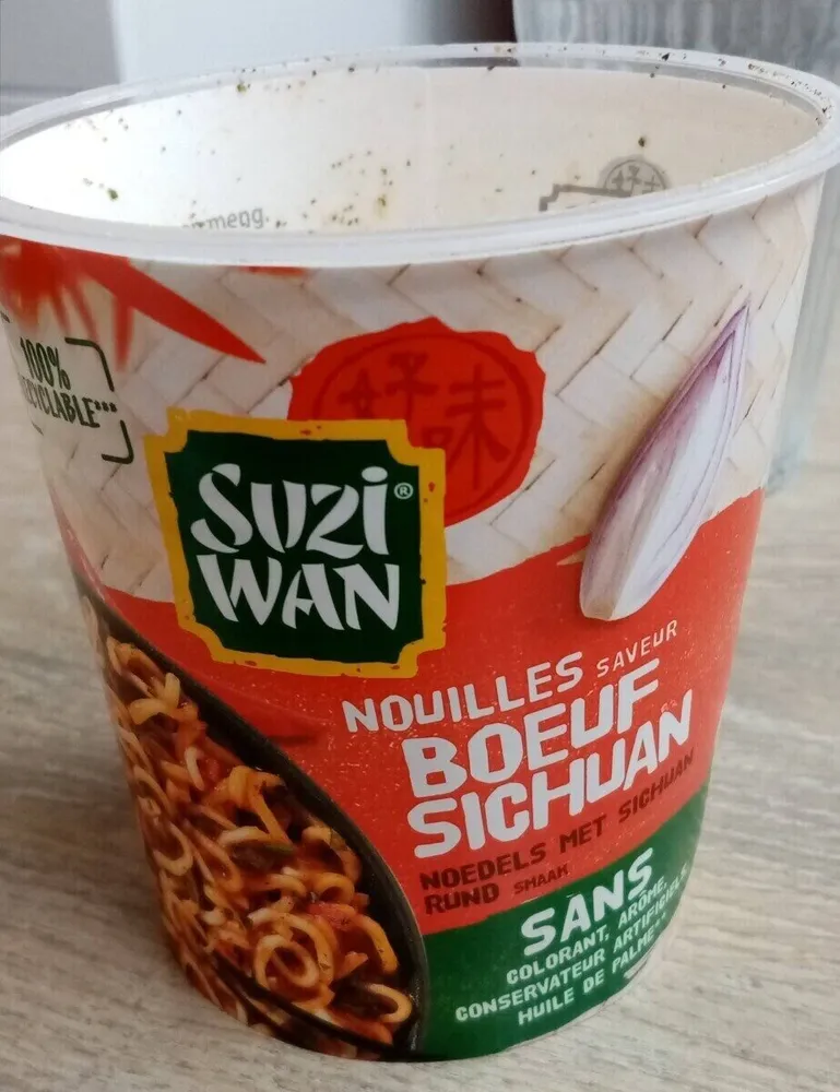Nouilles saveur bœuf sichuan
