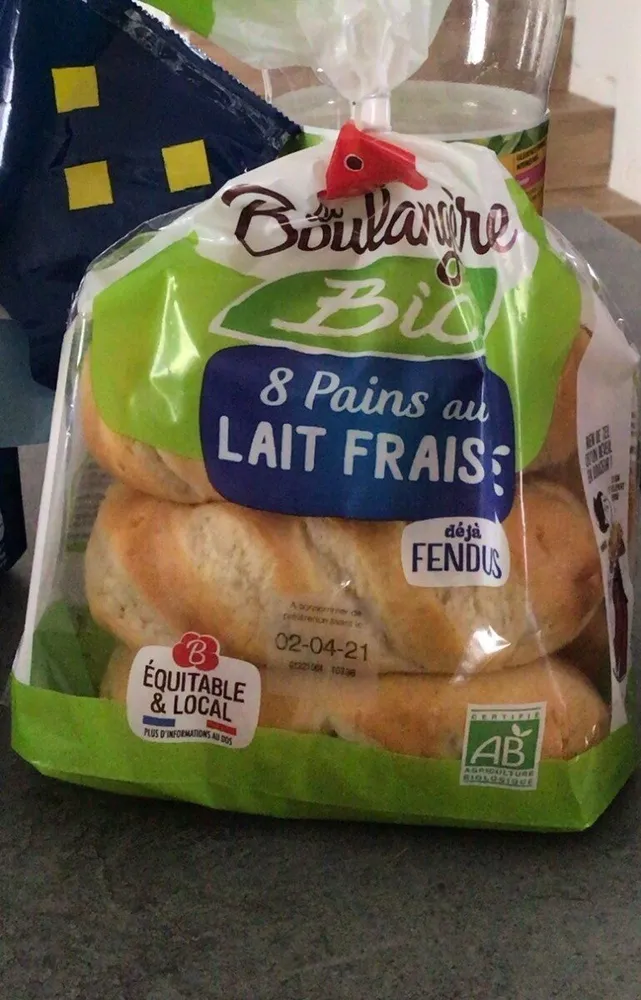 Pains au lait frais