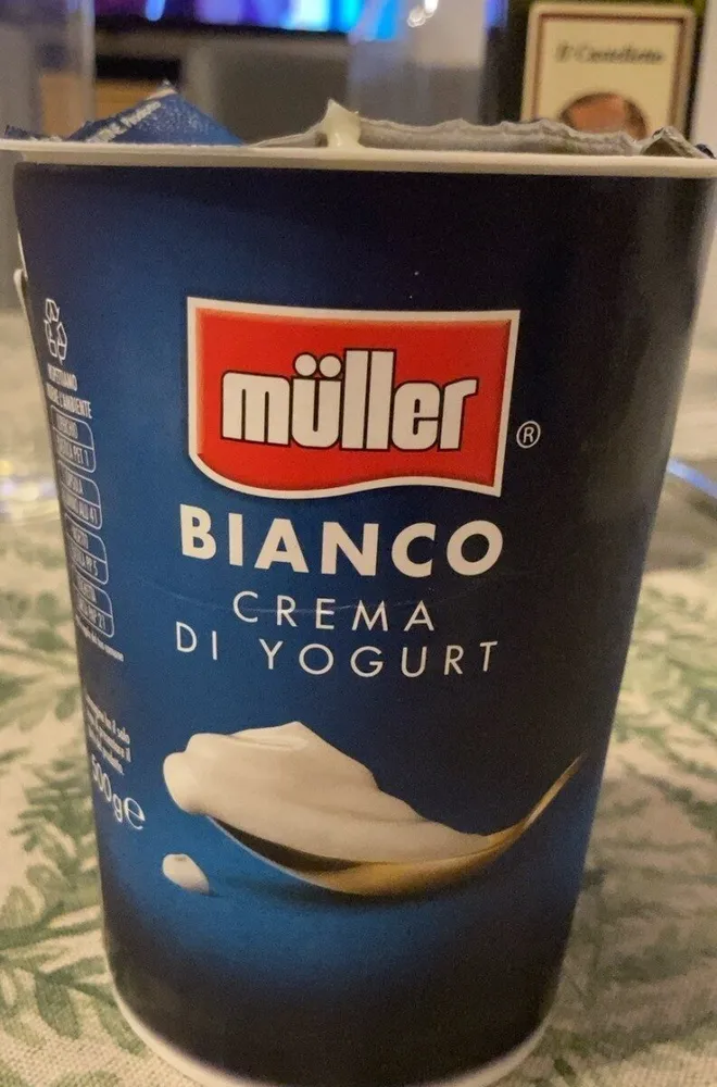 Bianco crema di yogurt