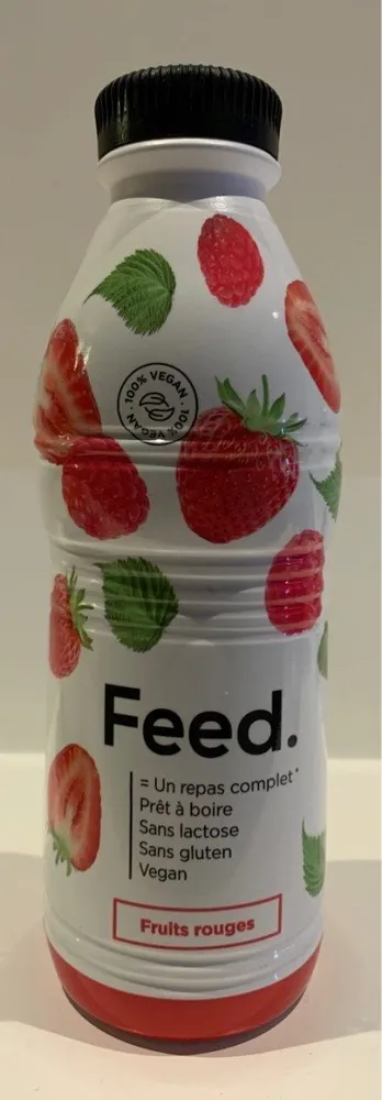 Repas complet à boire aux fruits rouges