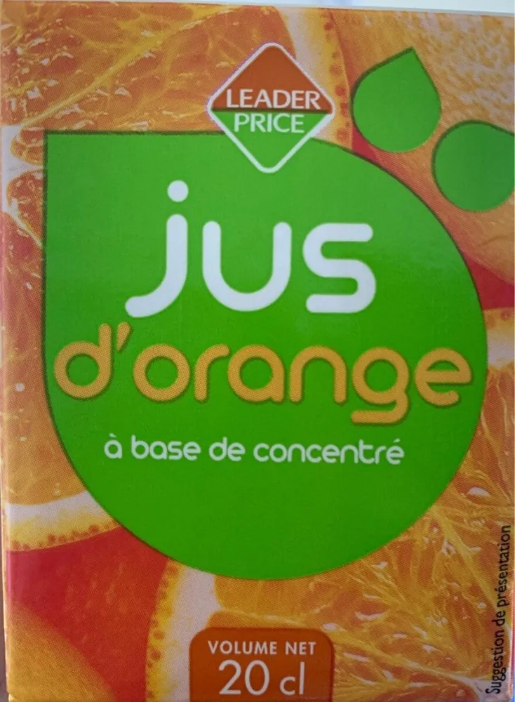 Jus d'orange