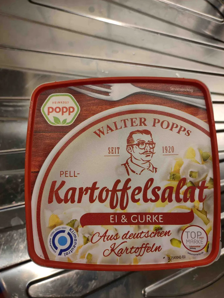 Pell-Kartoffelsalat Ei & Gurke