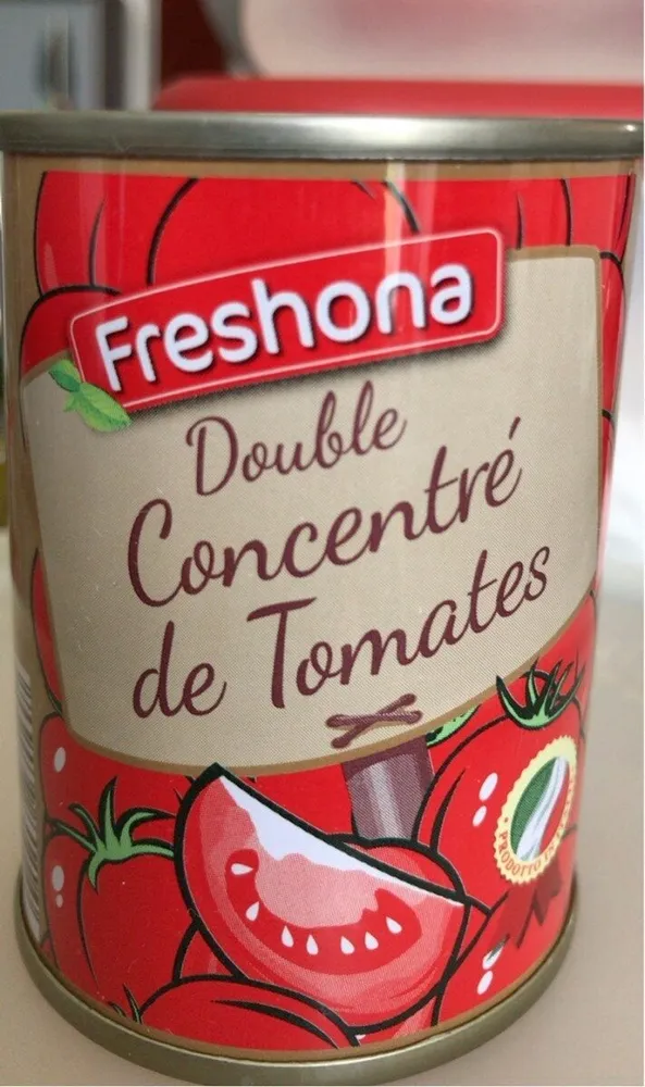 Double concentre de tomate