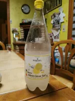 Eau pétillante saveur citron citron vert
