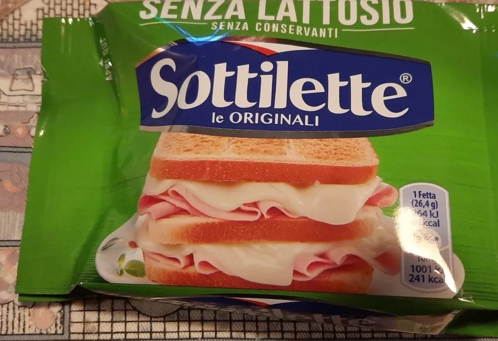 Sottilette le originali senza lattosio