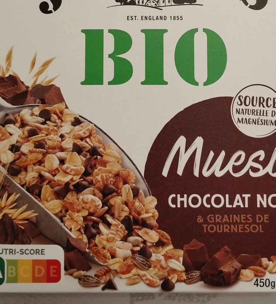 Muesli chocolat noir