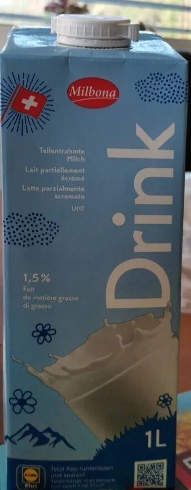 Lait partiellement écrémé