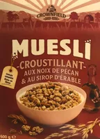 Muesli croustillant aux noix de pécan et au sirop d'érable