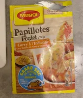 Papillotes Poulet/Kip Curry à l’Indienne
