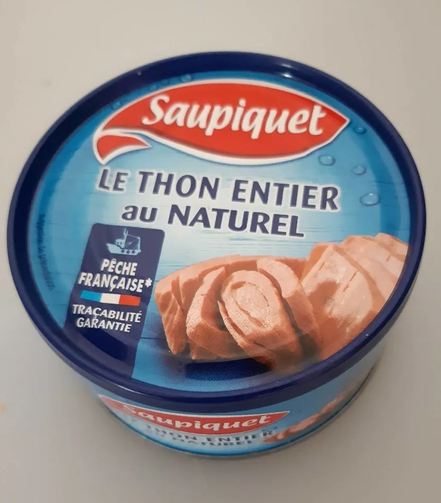 Le thon entier au naturel