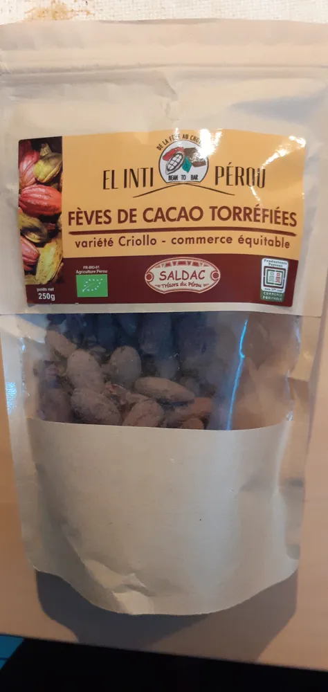 FÈVES DE CACAO TORRÉFIÉES