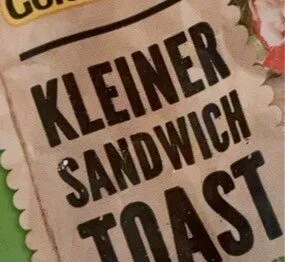 Kleiner sandwich toast