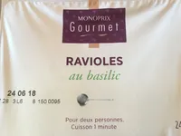 Ravioles au basilic