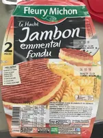Le haché jambon emmenthal fondu