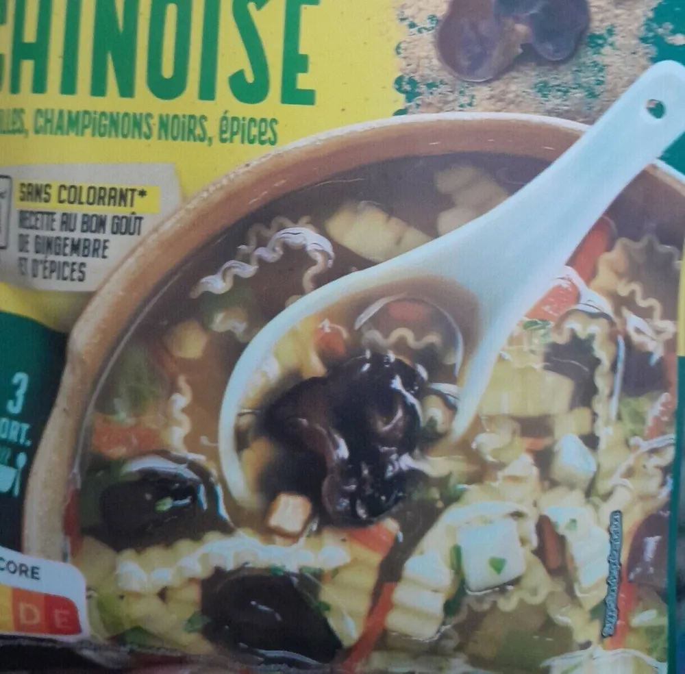 Soupe inspiration chinoise