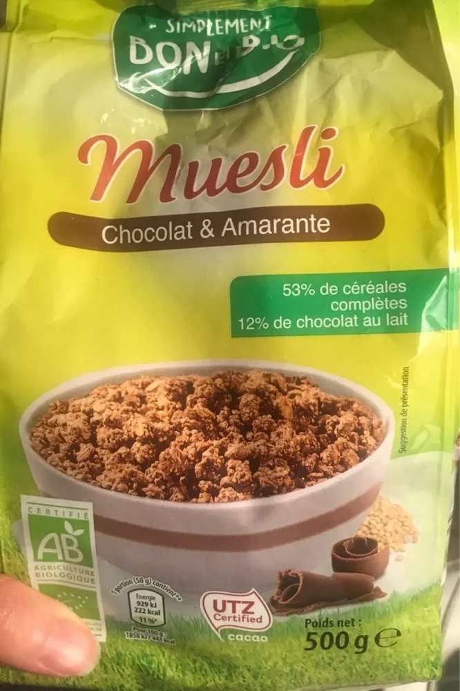 Muesli Chocolat & Amarante