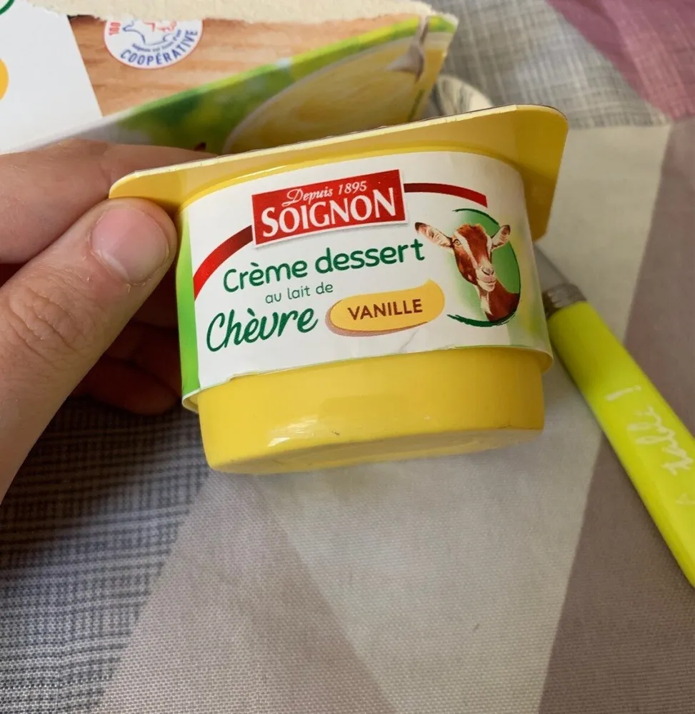 Crème dessert au lait de chèvre