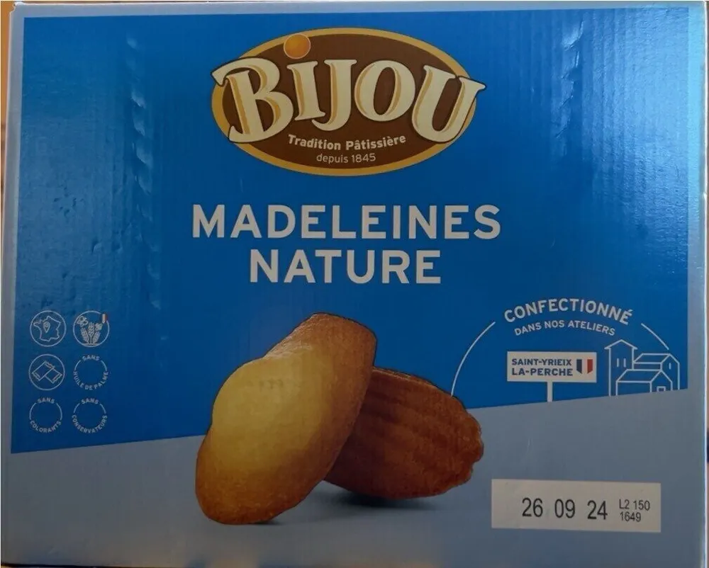 Madeleines nature