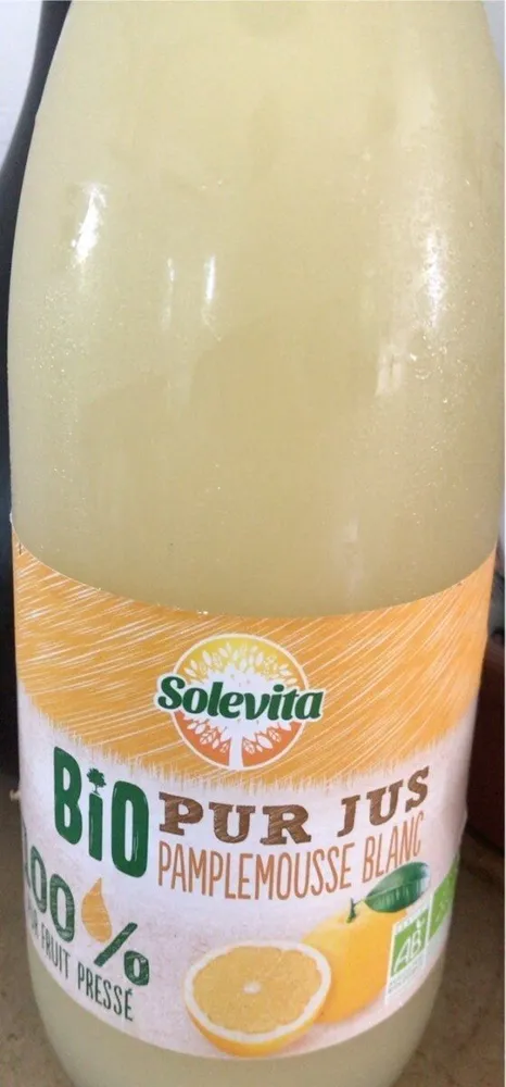 Pur jus pamplemousse blanc bio