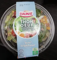 Thon Oeuf Sauce cocktail salade & tomates
