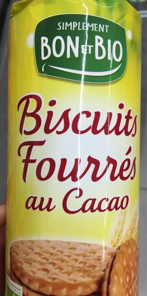 Biscuit fourres cacao