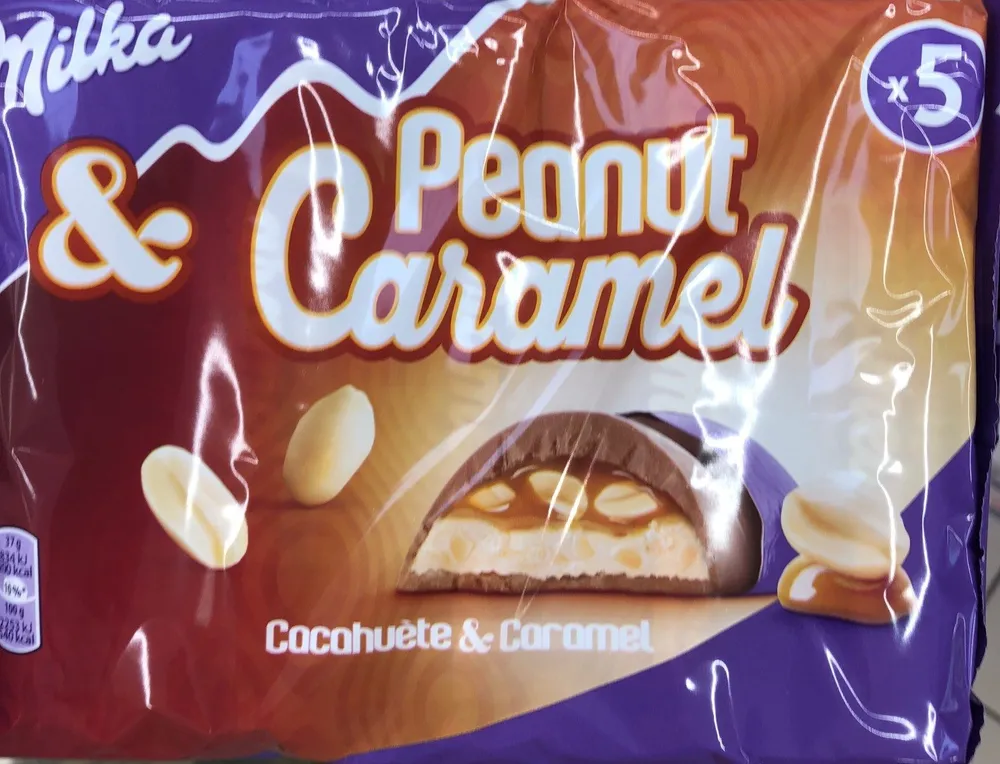 Milka peanut & caramel