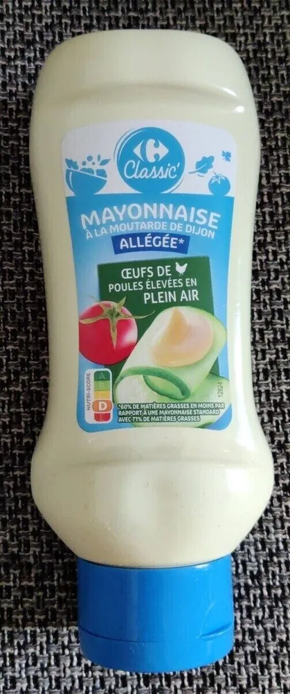 Mayonnaise à la moutarde de Dijon allégée