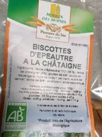 Biscottes d'épeautre à la châtaigne