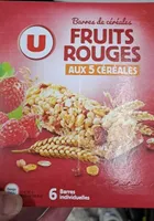 Barres de céréales fruits rouges