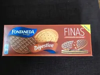 Fontaneda digestive finas chocolate con leche