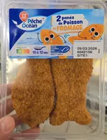 Poissons panés au fromage