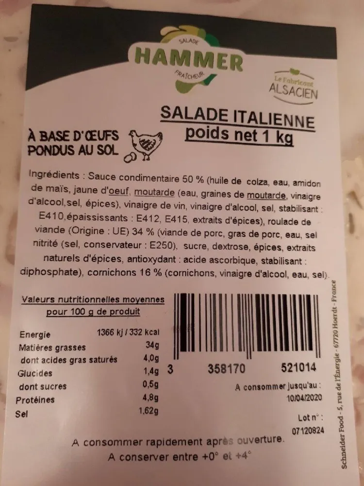 Salade italienne