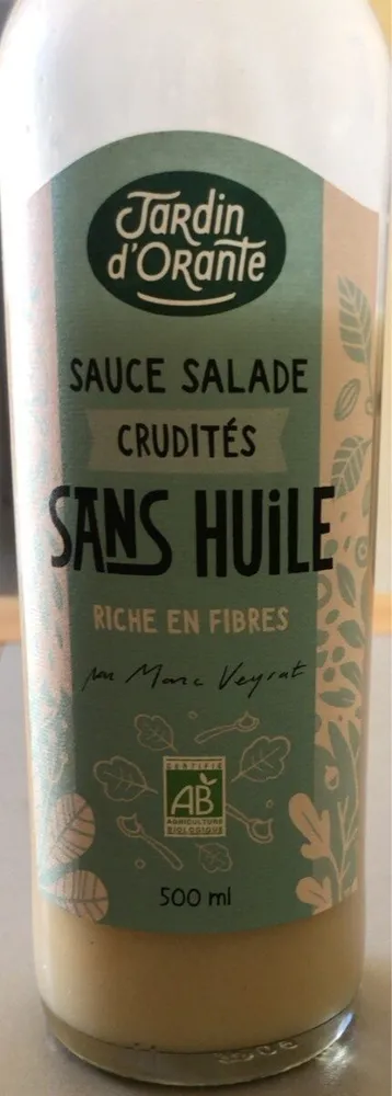 Sauce salade crudites sans huile
