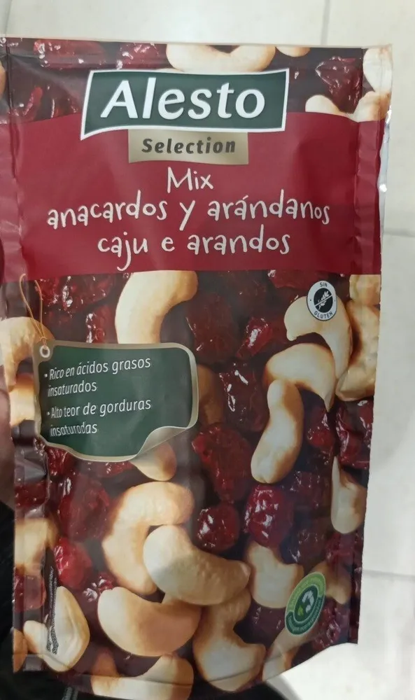 Mix anacardos y arándanos