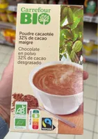 Poudre cacaotée 32% de cacao maigre