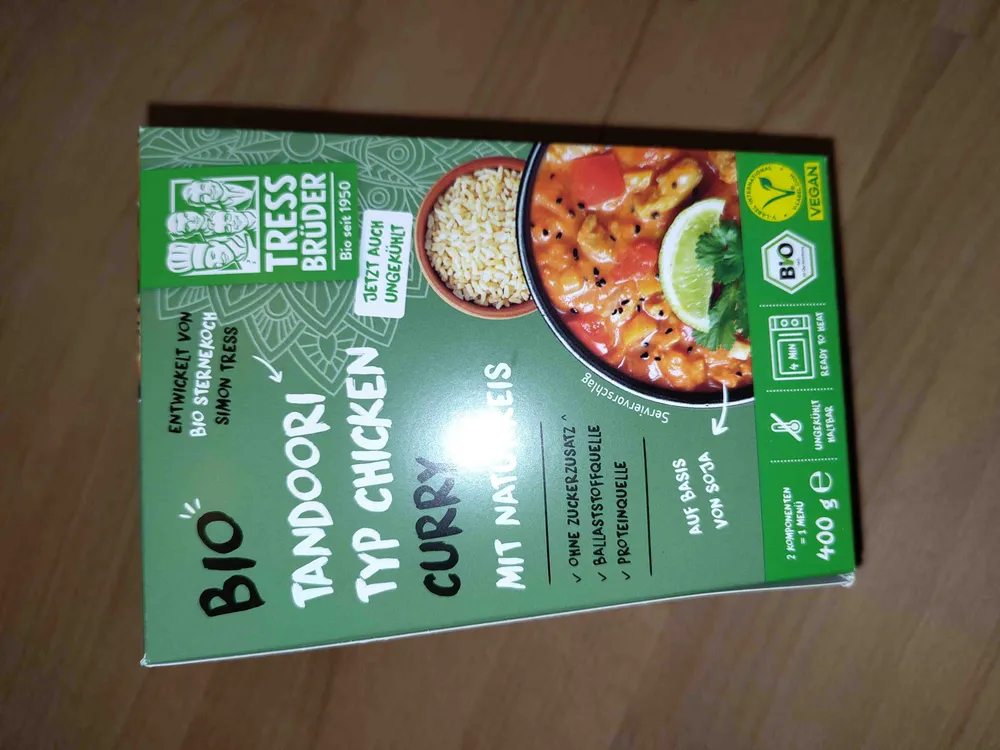 Bio Tandori Typ Chicken Curry